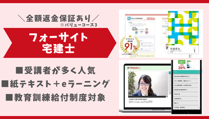 フォーサイト宅建士の特徴